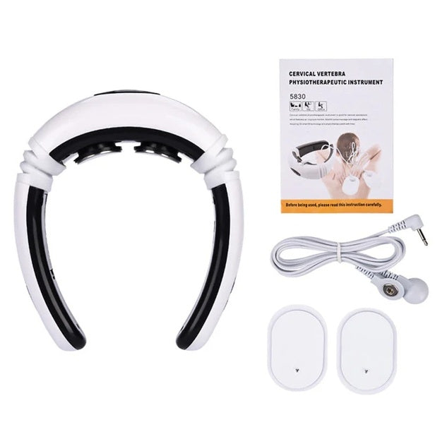 Electric Cervical Pulse Neck Massager Muscle Relax Massage Magnetic Therapy US